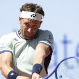 Casper Ruud s'est incliné en quart de finale à Gstaad KEYSTONE/EPA/PETER SCHNEIDER